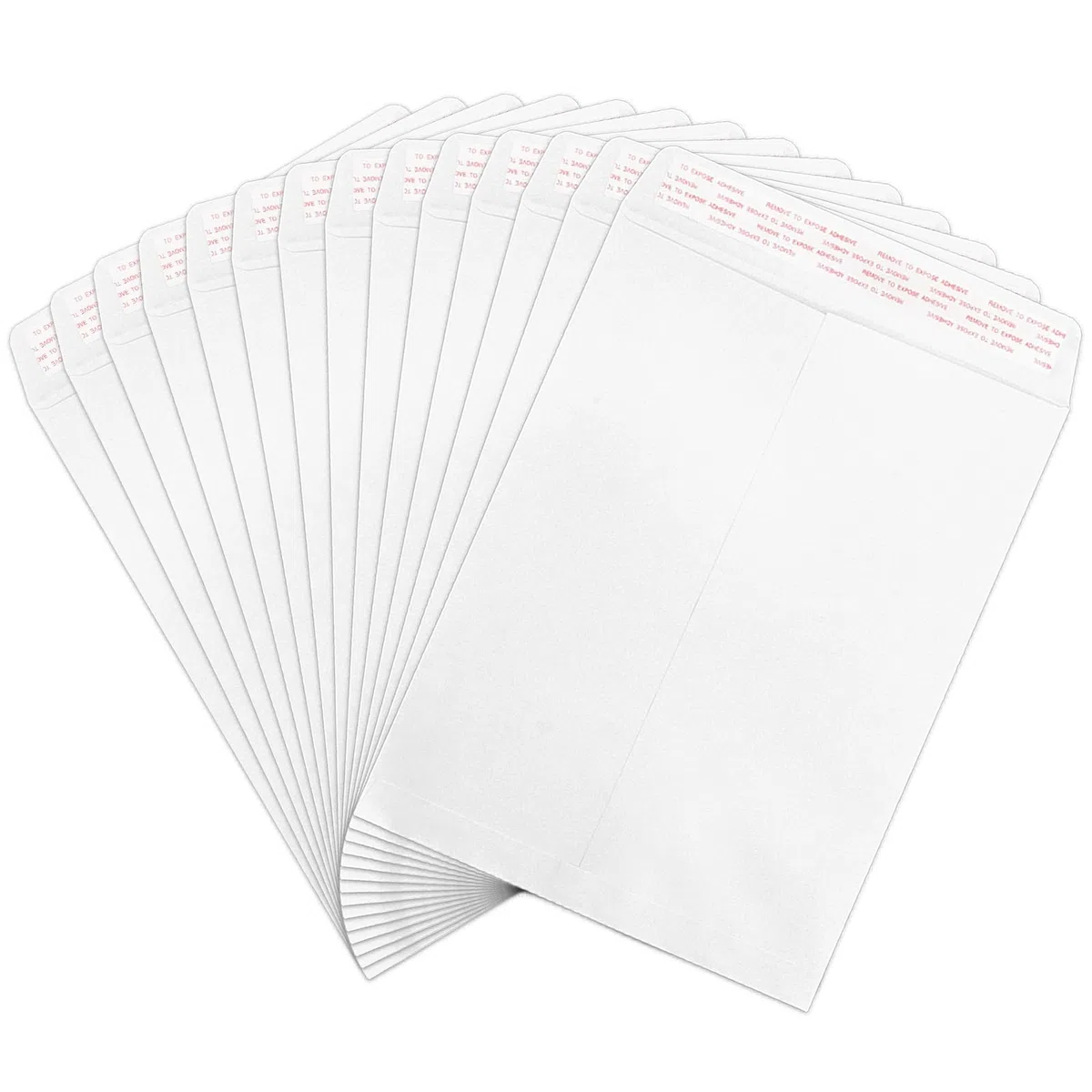 Catalog Briefumschläge, selbstklebend, 22,9 x 30,5 cm, Goefun Groß, Weiß, Briefgröße 22,9 x 30,5 cm, 100 g/m² Papier