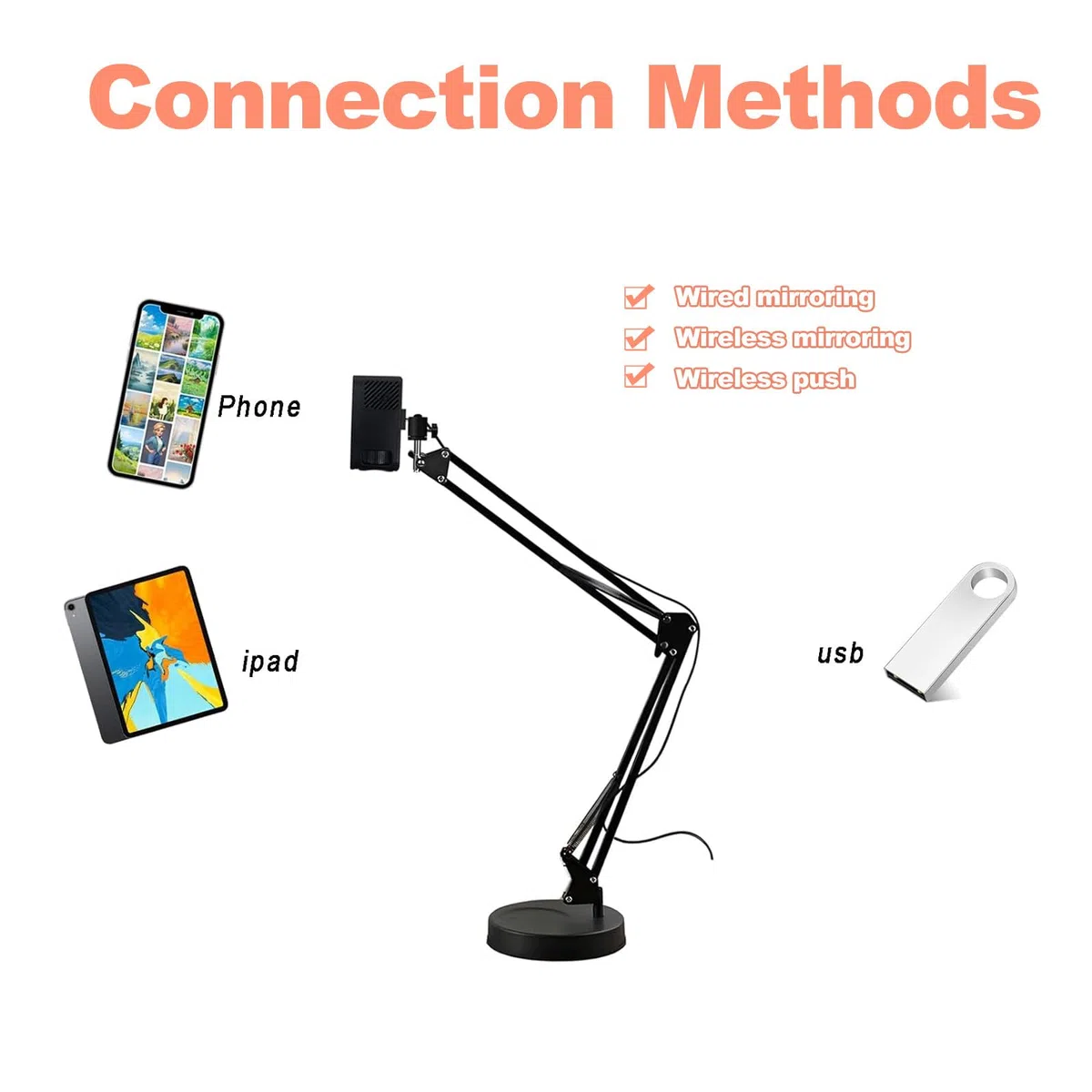 Art Projectors for Drawing, Art Projector For Tracing Drawing Painting, IOS/Android Support, WiFi And USB Connectivity, Wireless Projection For Desktop Wall, For Tracing,Art Projects