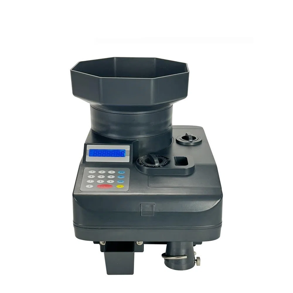 Geldzählmaschine, High-Speed Electronic Coin Counter & Sorter, LED Display Multi-Coin Counting Machine für Unternehmen