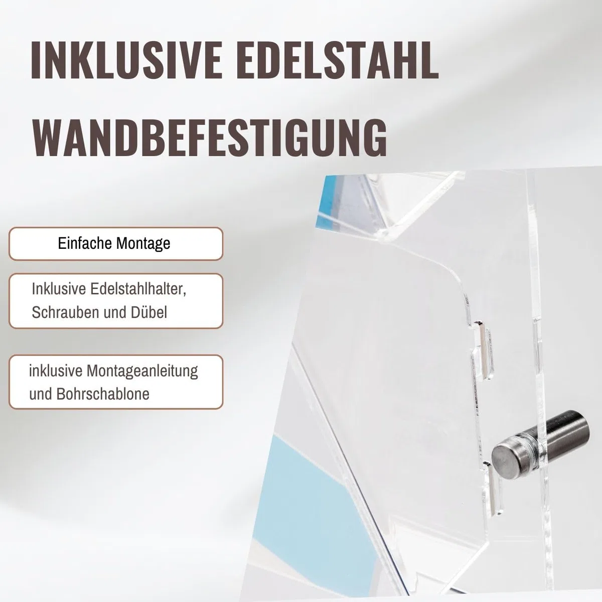 Flyer,Prospekt Wandhalter mit frei wählbarer Facheinteilung,Prospekthalter 20 Fach