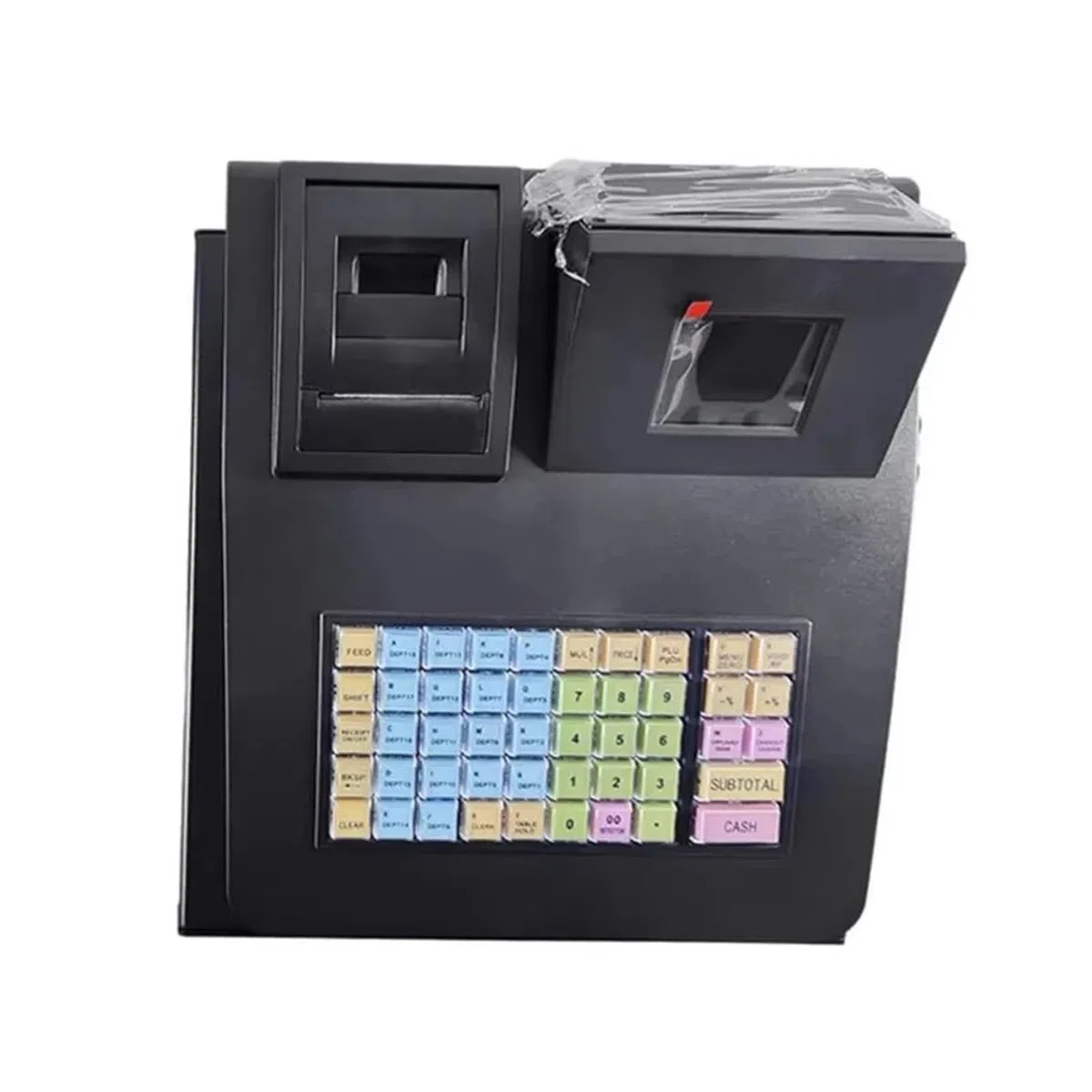 Registrierkassen, T2-Supermarkt-Einzelhandelsgeschäft-Restaurant-Desktop-Registrierkasse mit 58-mm-Belegdrucker(Cash Register)
