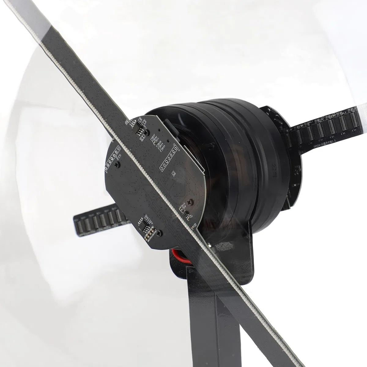 Holografischer Projektor mit WiFi-Steuerung, 12,6-Zoll-3D-Werbedisplay (EU-Stecker)