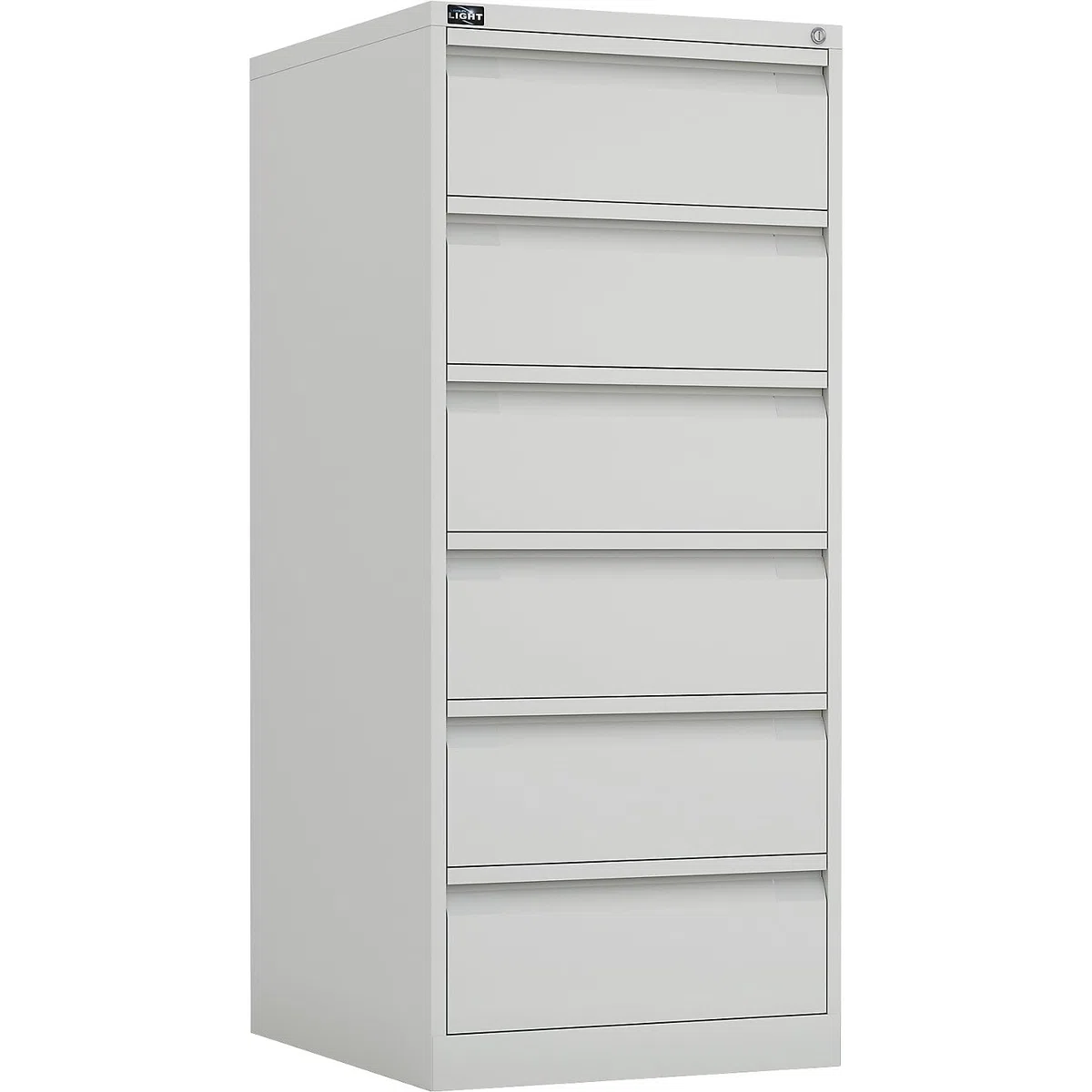 BISLEY Karteischrank ECO, doppelbahnig, DIN A5, 6 Schubladen, Farbe reinweiß