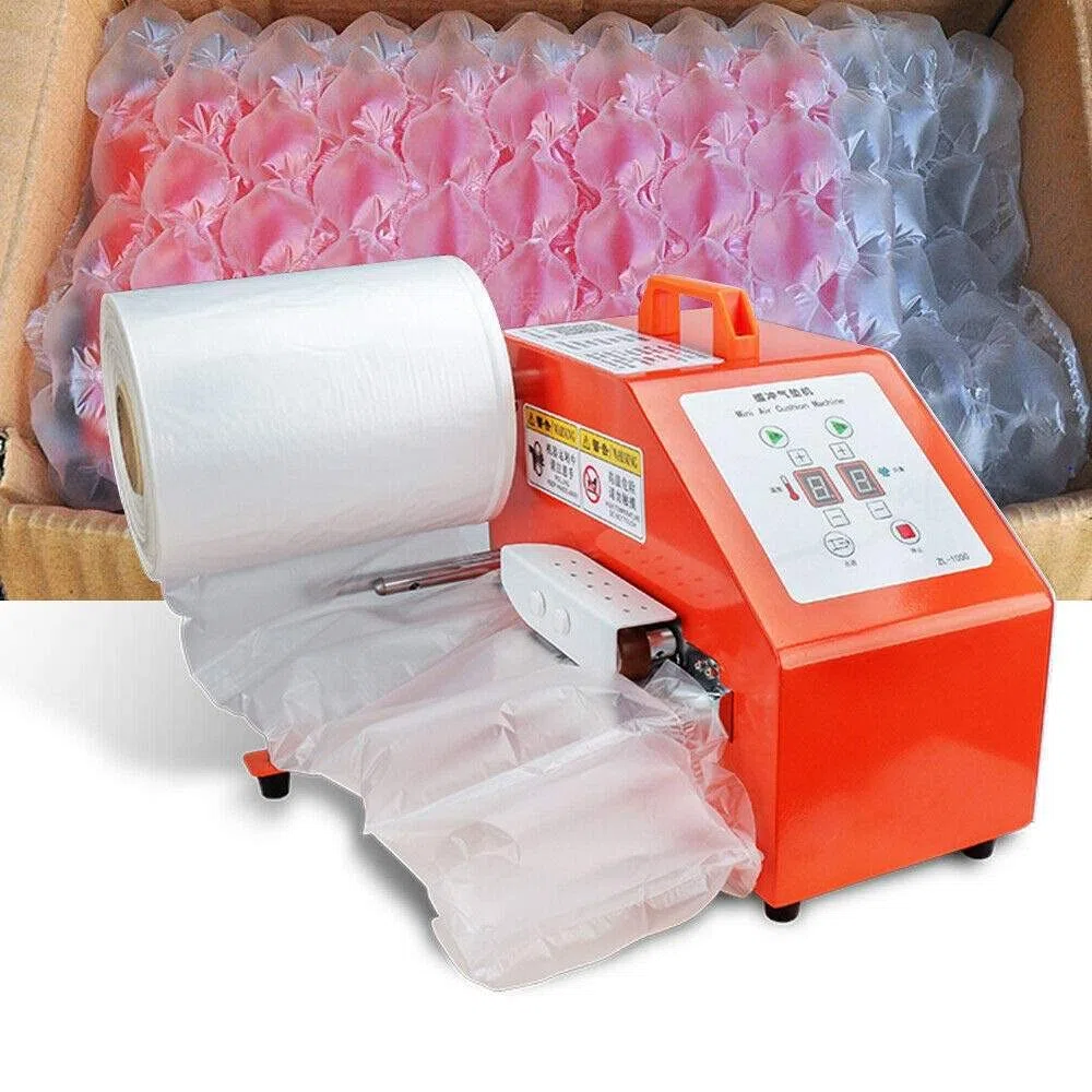 Luftpolstermaschine, Verpackungsmaterial Kundenspezifische Verpackungsfolie Luftpolsterfolie Luftpolsterverpackungsrolle Für Folientypen in Verschiedenen Breiten